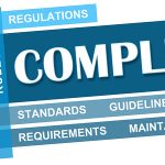 Compliance Blue Stripes With Keywords