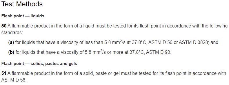 Types of Flash Point Test